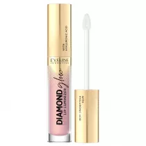 Eveline Cosmetics Diamond Glow Lip Luminizer byszczyk do ust z kwasem hialuronowym 03 Caramel Ice Cream 4.5 ml
