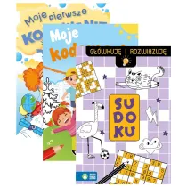 Pakiet dla przedszkolaka. Moje pierwsze kodowanie, Ma�y ucze�. Moje kodowanie, Sudoku. G��wkuj� i rozwi�zuj�