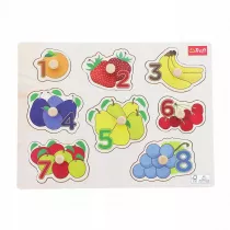 Puzzle drewniane medium Fruits 61634 Trefl
