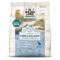 Wildes Land CAT Forelle Lachs - pstrg i oso z warzywami i zioami 400 g