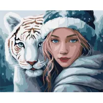 Ideyka Malowanie po numerach - Zimowe ciep�o 40x50cm