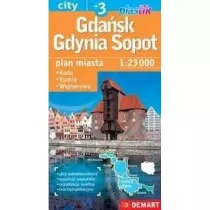 Gda�sk Gdynia Sopot + 3. Plan miasta 1:23 000