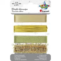 Titanum Wst��ki tekstylne z�ote 4 x 2m