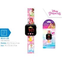 Zegarek LED z kalendarzem Disney Princess PN4463
