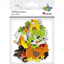 Titanum Naklejki piankowe zwierz�ta gospodarskie mix 20 szt.
