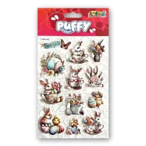 Naklejki Penmate Kolori Puffy PUFE-1005 Wielkanocny koszyk