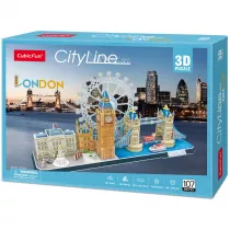 Puzzle 3D 107 el. City Line London Cubic Fun