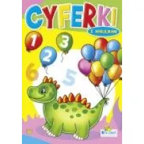 Kolorowanka. Cyferki - Dinozaur (A5, 16 str.)