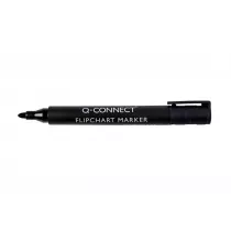 Q-connect Marker do flipchart�w okr�g�y czarny