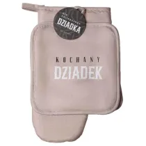Be-Happy Gifts Zestaw r�kawica kuchenna + �apka Kochany Dziadek