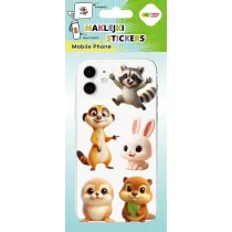 Happy Color Naklejki MOBILE PHONE - Cute Animals, 90x205 mm