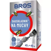 Bros Preparat na muchy - dwuskadnik: proszek + rozcieczalnik 40 g + 40 ml
