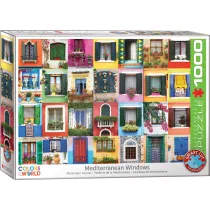 Puzzle 1000 el. �r�dziemnomorskie okna Eurographics