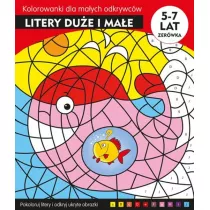 Litery i liczby kolorowanki edukacyjne dla ma�ych odkrywc�w