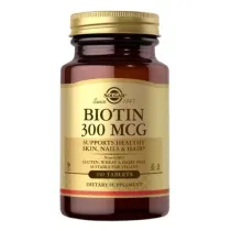 Solgar Biotyna 300 mcg Suplement diety 100 tab.