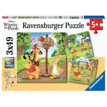Puzzle 3x49 Winnie the Pooh Ravensburger