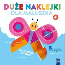Due naklejki dla maluszka 4+ Motylek