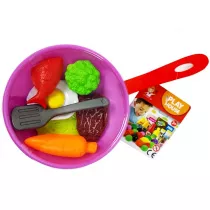 Patelnia z produktami Trifox