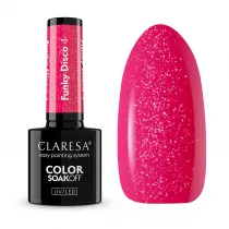 Claresa Soak Off UV/LED Funky Disco lakier hybrydowy 4 5 g