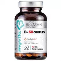 Myvita Silver Witamina B 50 Complex Suplement diety 60 kaps.