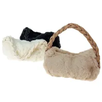 Torebka pluszowa na rami 30x18x8cm MIX