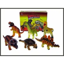 Dinozaury 6 rodzaj�w 26-30cm z d�wi�kiem