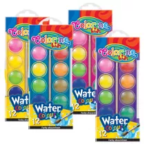 Patio Farby akwarelowe Colorino Kids dua pastylka 12 kolorw
