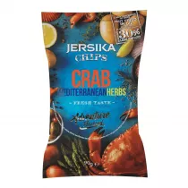 Jersikas Chipsy ziemniaczane o smaku kraba i przyp. rdziemn. 90 g