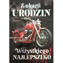 Yeku Karnet Urodziny m�skie motocykl