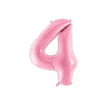 PartyDeco Balon foliowy 4 r�owy 86cm