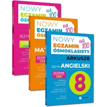 Pakiet Nowy Egzamin �smoklasisty. Arkusze: J�zyk polski, Matematyka, J�zyk angielski