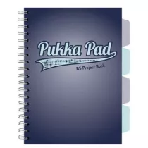 Pukka Pad Project Book Navy B5 kratka 100 kartek 3 szt.
