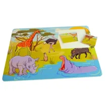 Puzzle safari - 20 element�w Pilch