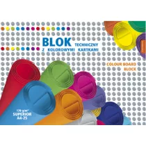 Kreska Blok techniczny kolorowy Superior A5 25 kartek