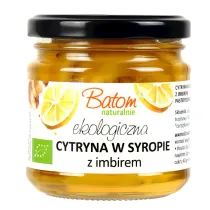 Batom Cytryna z imbirem w syropie 220 g Bio