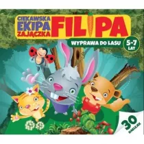 Ciekawska ekipa zajczka Filipa 5-7lat