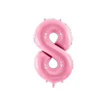 PartyDeco Balon foliowy 8 r�owy 86cm