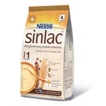 Nestle Sinlac Bezglutenowy produkt zbożowy bez laktozy soi dla niemowląt po 4 miesiącu 500 g