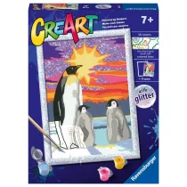 Malowanie po numerach CreArt - Pingwiny Ravensburger