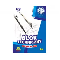 Astra Blok techniczny A4 170 g 10 kartek 10 szt.
