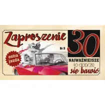 AbCard Zaproszenie Urodziny Z90 10 szt.