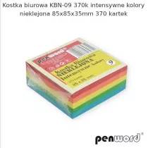 Penword Kostka biurowa mix 85x85x35mm 370 kartek