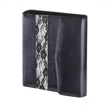 Organizer 2025 Mardyt premium trjdzielny czarny koronka 17,5x23,5cm ORP-08MAL