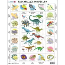 Puzzle Ukadanka Fascynujce Dinozaury PL Larsen