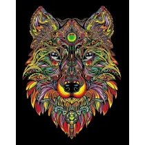Kolorowanka Welwetowa Colorvelvet 47x35 cm Lupus