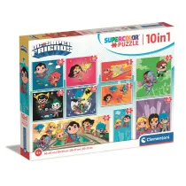 Puzzle 10w1 SuperColor. DC Comics Clementoni