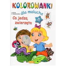 Kolorowanki dla malucha. Co jedz� zwierz�ta?