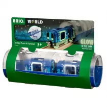 Zestaw wieccy w ciemnoci. Metro z tunelem 33970 Brio
