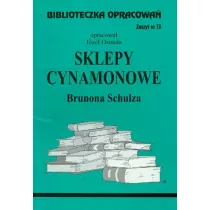 Sklepy cynamonowe. Biblioteczka opracowa. Zeszyt nr 13