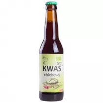 Eko Natura Kwas chlebowy z sokiem malinowym 330 ml Bio